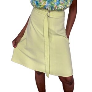 NINE WEST•SIZE: 16•LIGHT GREEN•A-LINE SWING MIDI SKIRT